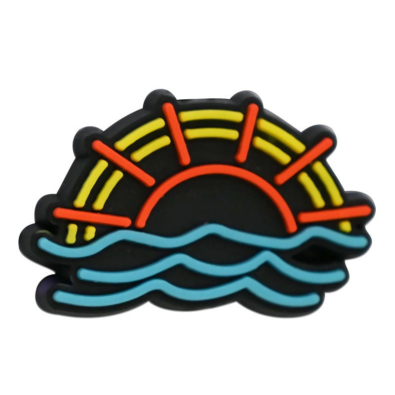 Wholesale   Random 100pcs/pack  Colorful cartoon ballpoint pen beads